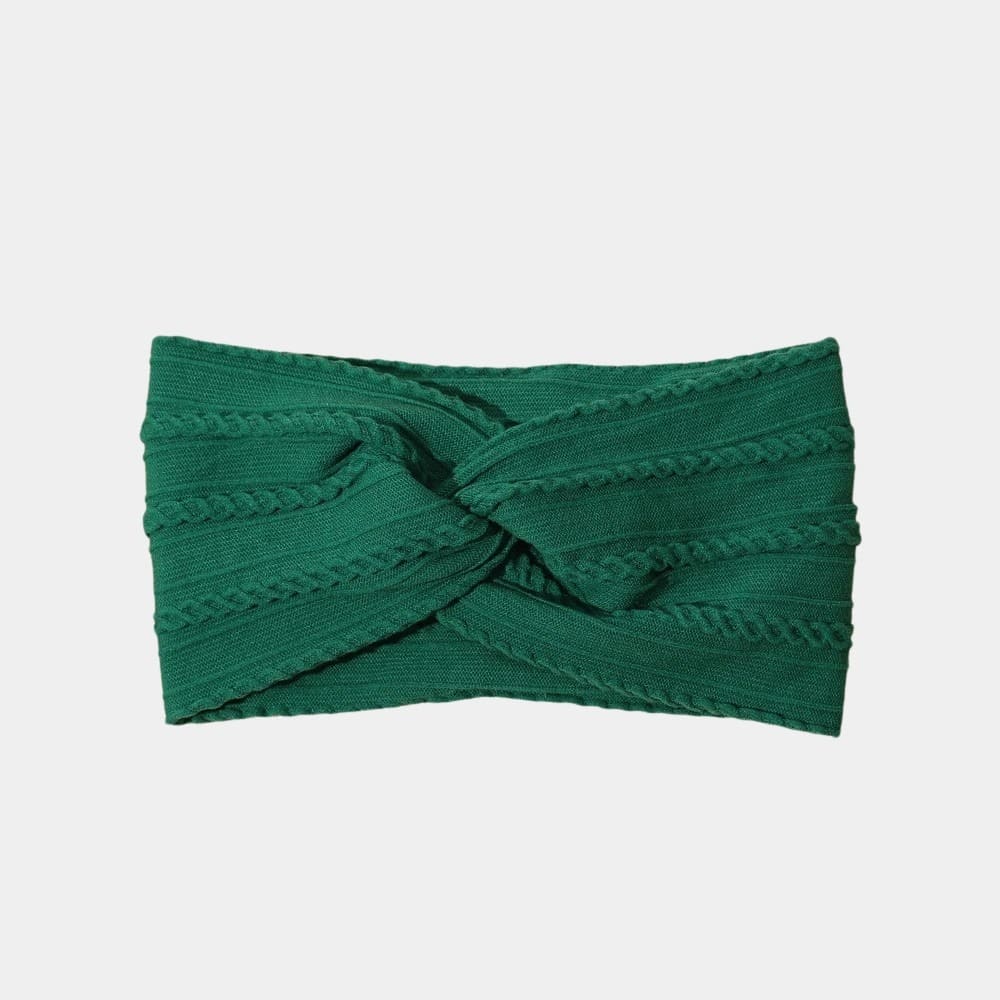 Bandeau bébé large vert sapin