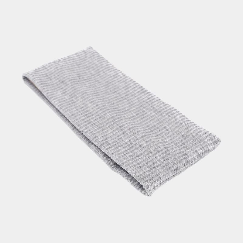 Bandeau élastique gris avec rayures