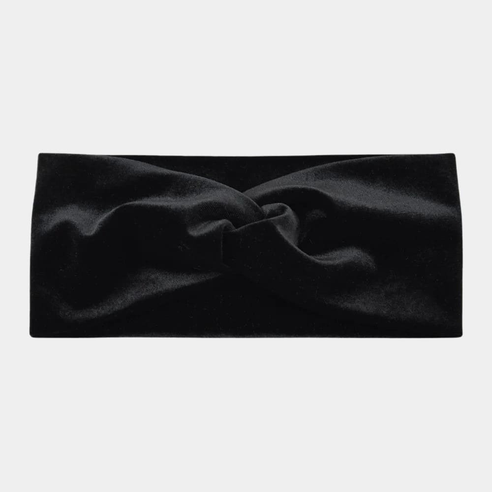 Bandeau en velours noir