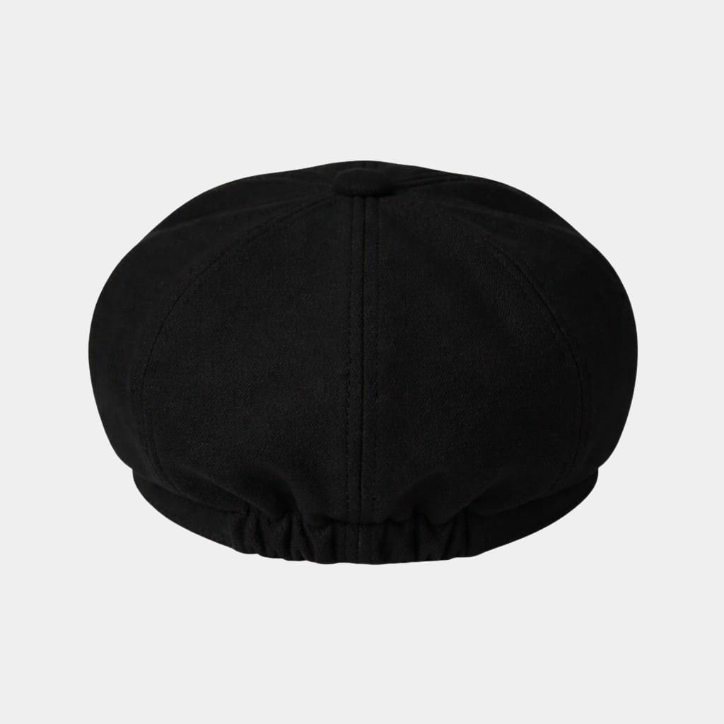 Béret casquette noir en coton