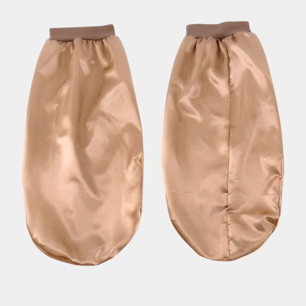 Bonnet de nuit en satin long doré