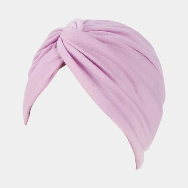 Turban croisé violet